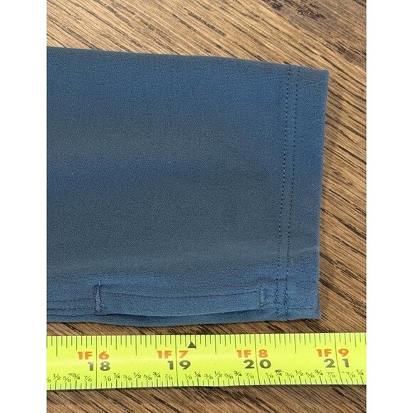 Athleta Salutation Jacket Women’s Size M Skylark Blue Zip Pockets Thumbholes - Picture 11 of 12